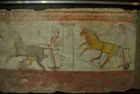 Paestum_Museum_Grabmalerei_Lukanier (6)