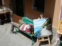 Pause in Manarola