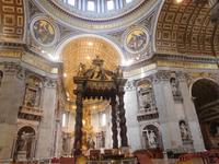 Petersdom oder die Basilika Sankt Peter im Vatikan in Rom (6)