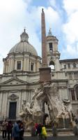 Piazza Navona (Vierströmebrunnen mit Kirche Sant'Agnese in Agone)