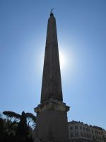 Piazza del Popolo: Obelisk (einst im Circus Maximus)