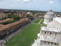 Pisa -Blick vom Schiefen Turm