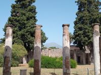 Pompeii, Blick auf Vesuv 