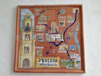 Rast im Dorf Pontone