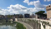 Rom (Blick von der Engelsbrücke in Richtung Vatikan)