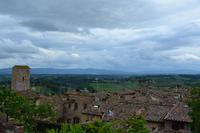 San Gimignano - Blick von der Stadtmauer