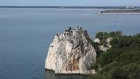 Schloss Duino - Blick auf die Ruinen der alten Burg (11. Jh.)