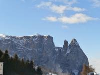 Seiser Alm-Blick zum Schlern