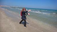 Spaziergang am Strand von Senigallia