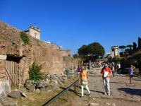 Spaziergang durch das Forum Romanum