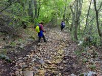 Steil war es auch am Monte delle Erbe