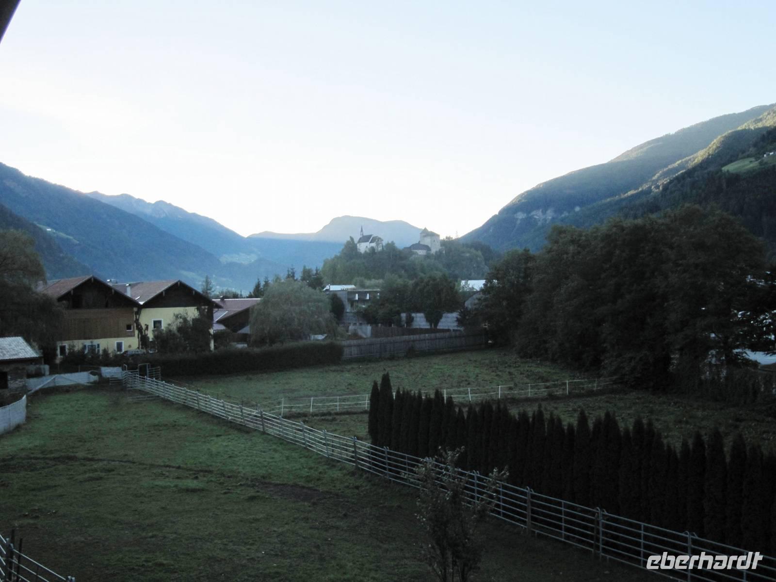 Sterzing Blick vom Hotel Brenner am letzten Morgen