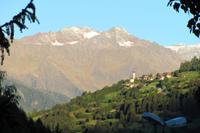 Sterzing Blick vom Hotel Brenner am letzten Morgen