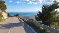 Strasse von Monte St.Angelo an die Küste