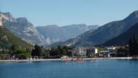 Surfer vor Torbole