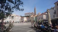 Tartiniplatz, Piran, Slowenien