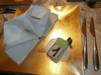 Tischdekoration zu Silvester im Seehotel Sparer