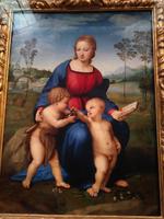 Uffizien:Madonna mit Kind und dem jungen Johannes von Raffaelo Sanzio