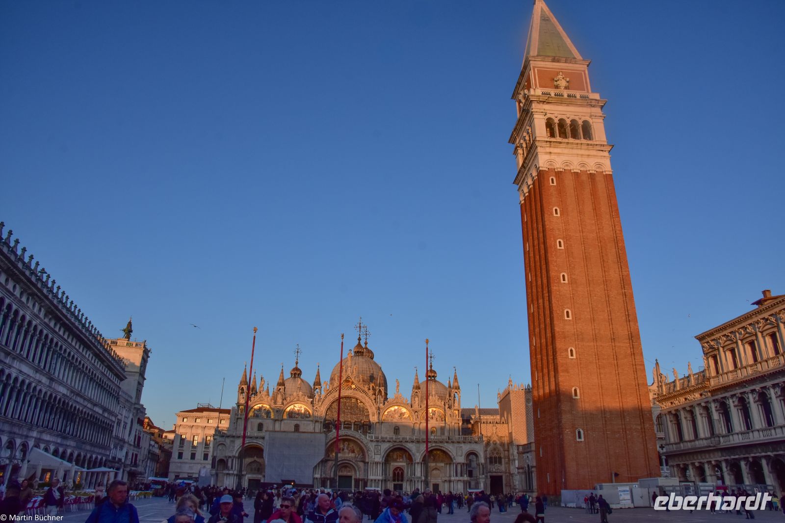 Venedig - Markusplatz in der Abenddämmerung