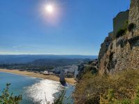 Vieste, Blick vom Castel zum Pizzomunno