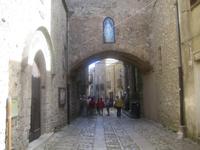 Weg durch die Stadt