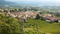 Weinstrasse  Blick von St. Jakob in Kastellaz