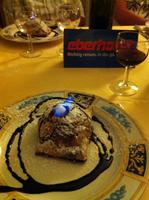 brennendes Dessert