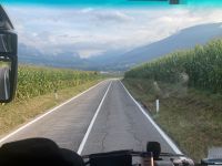 on the road
