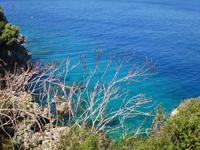 türkisfarben, das Meer  