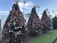 am Fuße des N-Towers Seoul