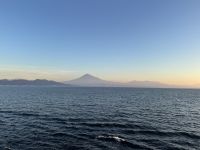 an Bord der Norwegian Sun - Fuji in Sicht