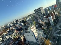 Blick von der Hotelterrasse - Abschied von Tokyo