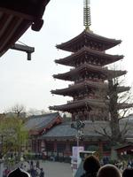 Tokio - Senso-ji-Tempel - 5stöckige Pagode