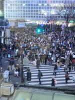 Tokio-Shibuya - Hachiko-Exit - Tausende in Bewegung