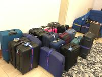 Kofferabgabe bei der Rezeption