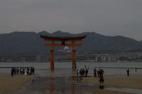 Gemeinsame Besichtigung des Itsukushima-Schreins