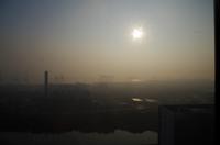 Hafen Tokyo am Morgen