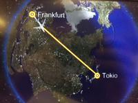 Flug nach Tokyo