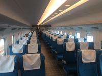Zugfahrt mit Shinkansen von Nagoya nach Himeji