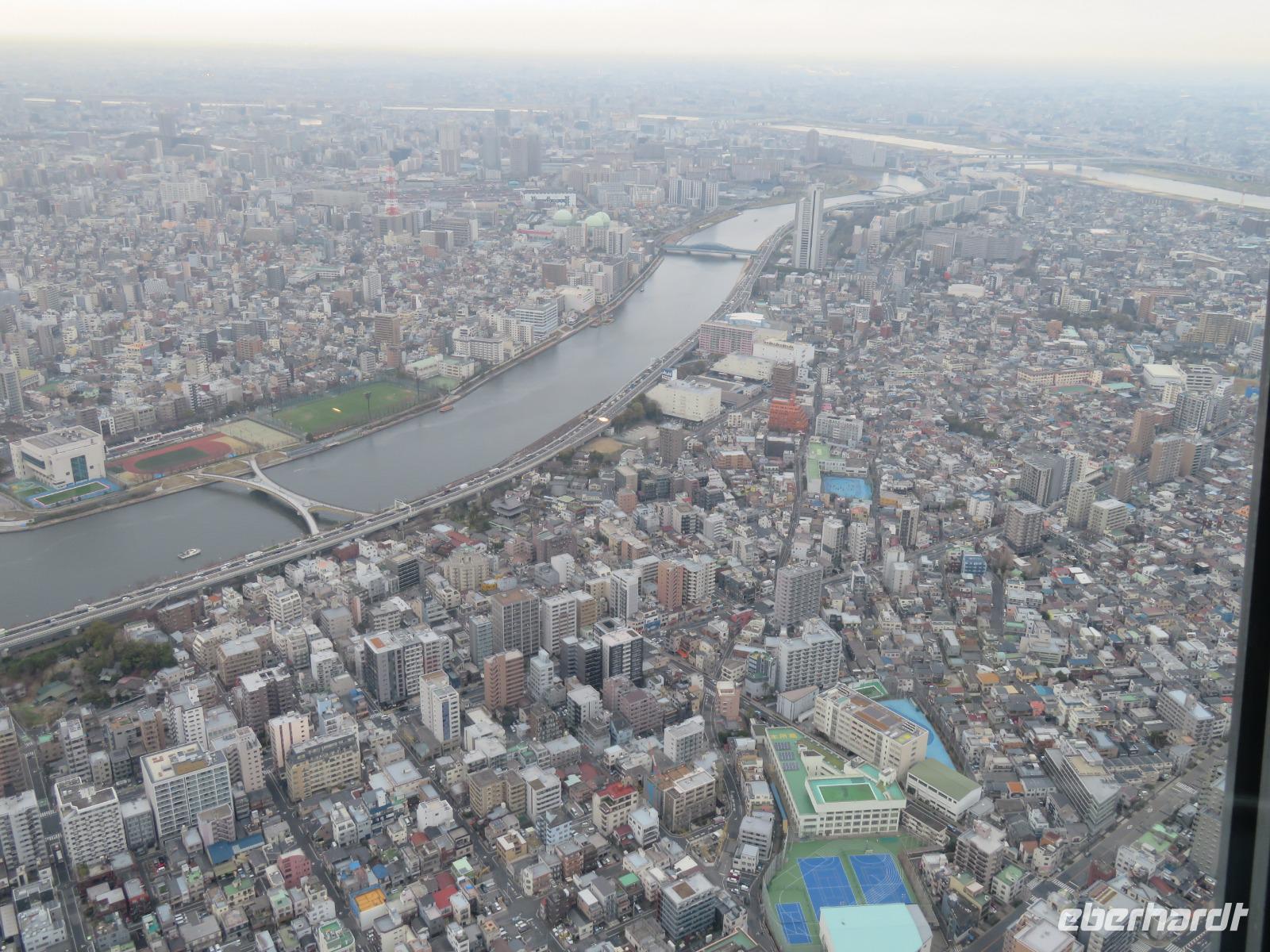 Blick vom Skytree Tower