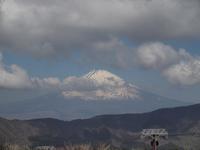Hakone - Owakudani Schwefelfelder - Blick zum Fuji