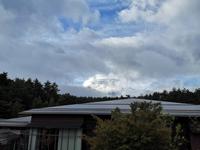 Der Fuji in den Wolken