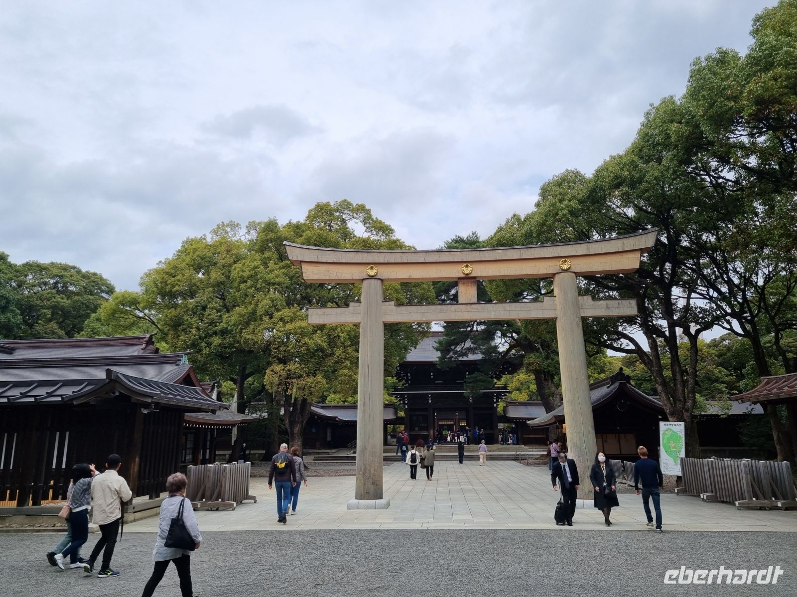 Tokio - Torii Gate des Meiji-Jingu-Schrein