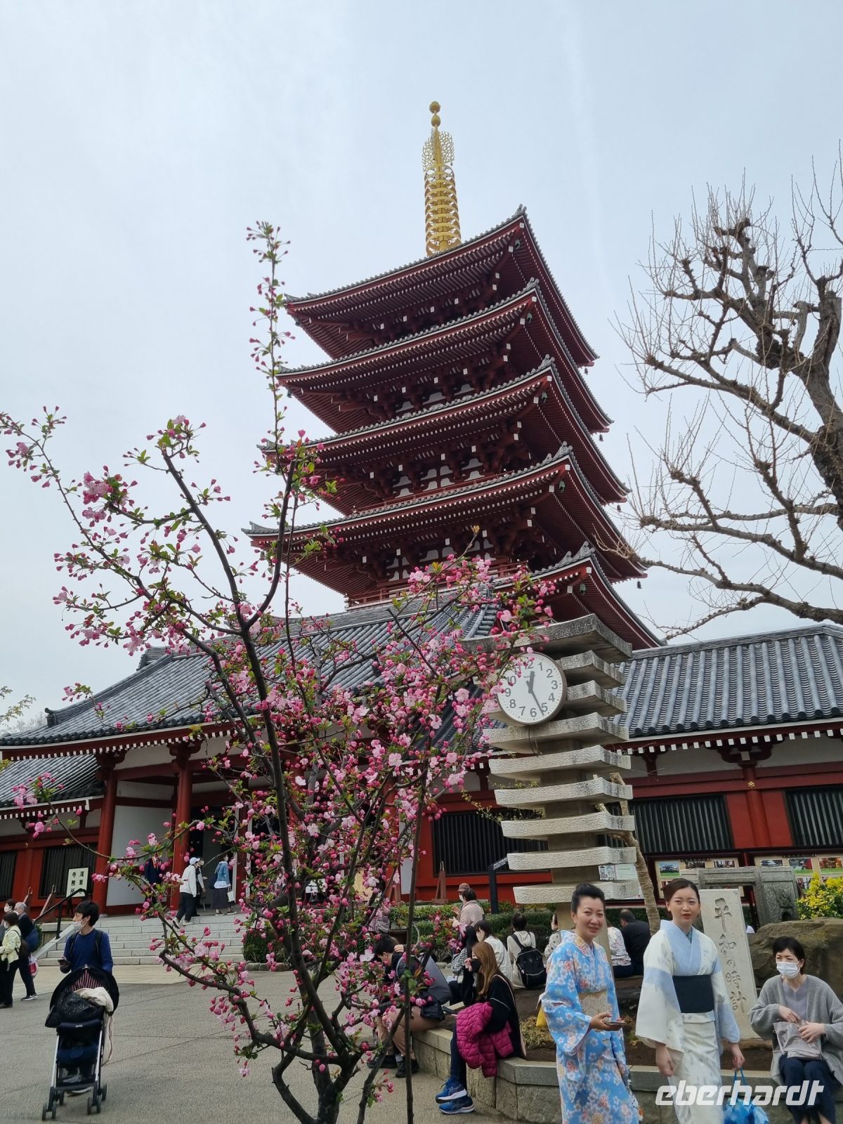 Tokio - Pagode im Asakusa-Viertel 