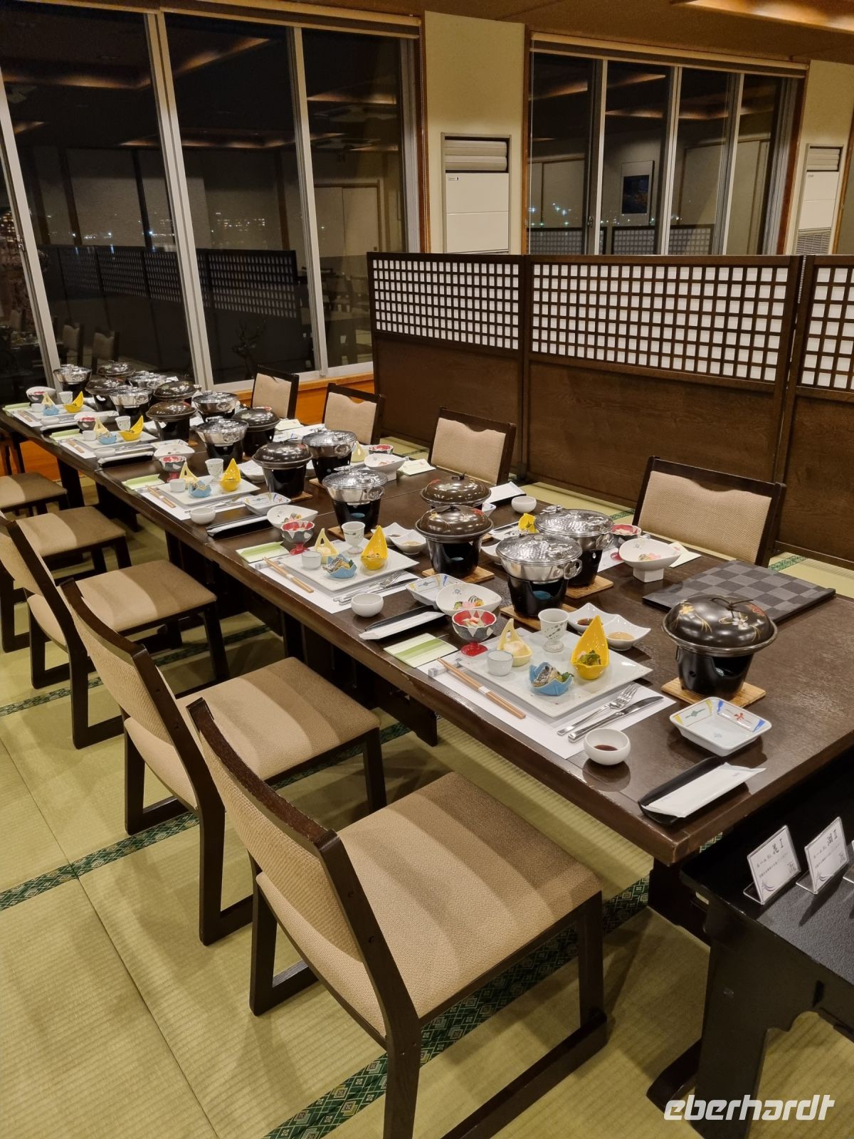Kawaguchiko - Traditionelles Abendessen im Ryokan 