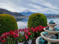 Kawaguchiko - Ausblick vom Kawaguchi-See auf Fujisan