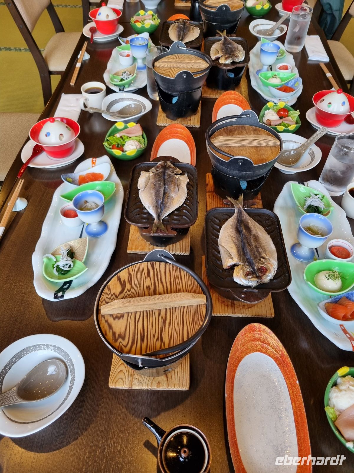 Kawaguchiko - Traditionelles Frühstück im Ryokan 