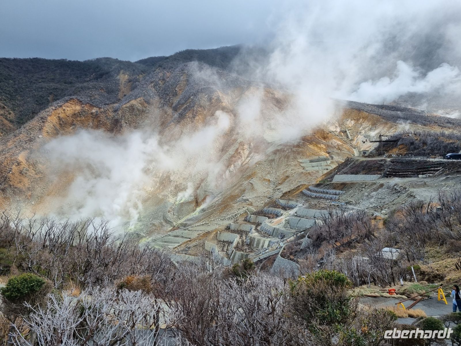 Hakone - Owakudani Kojiri (Heiße Schwefelquellen)