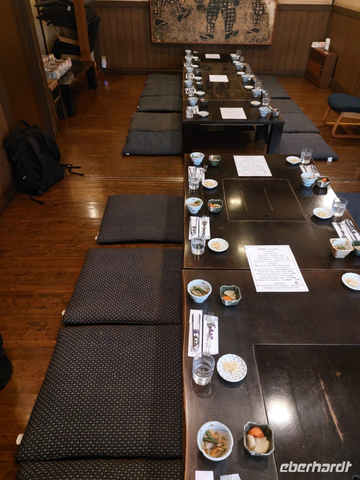 Takayama - Abendessen im Restaurant 