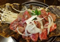 Takayama - Abendessen im Restaurant 